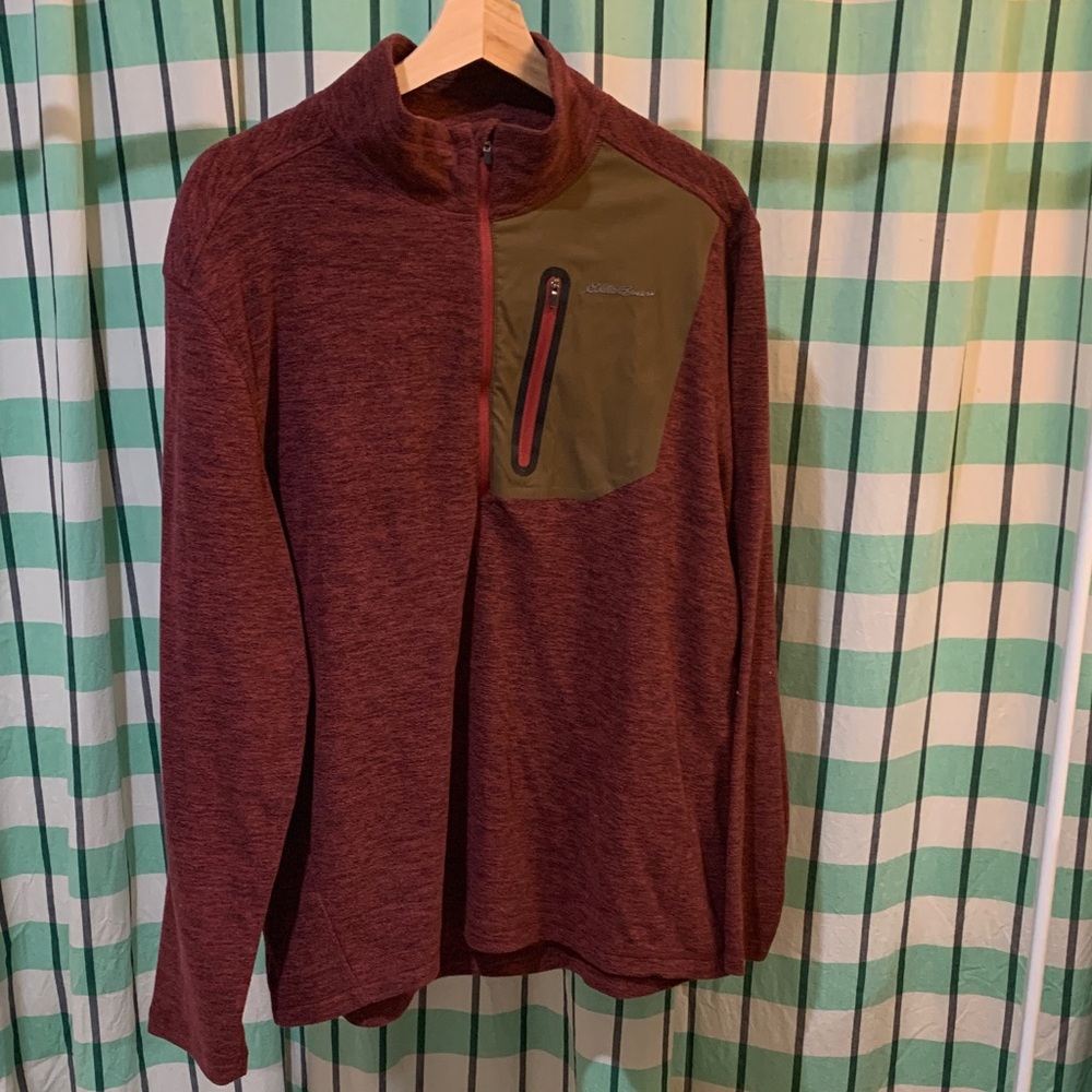 Eddie Bauer Maroon and Olive Lightweight Jacket